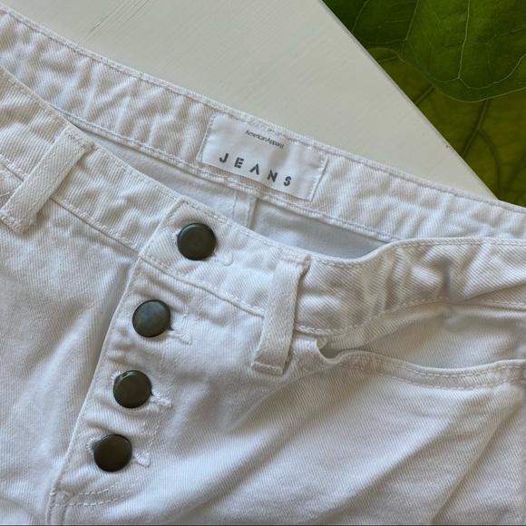 White Jean Shorts - Picture 2 of 5
